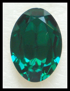 16X11MM (4140) FOILED EMERALD OVALS