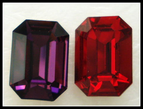 18X13MM (4600) AMETHYST SIAM CUSHION OCTAGONS