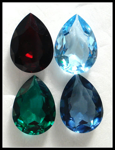 18X13MM (4320) PENDALOQUE PEARS UNFOILED