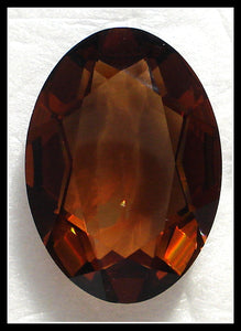25X18MM (4140) UNFOILED SMOKED TOPAZ OVALS