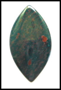 40X23MM BLOOD STONE MARQUISE CABOCHON