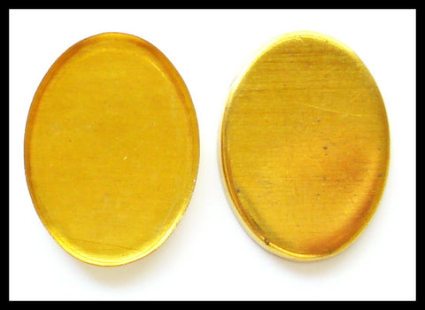 18X13MM (F2195) BEZEL OVAL GOLD PLATED 2/$1.00