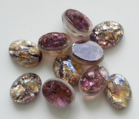 8X6MM (1685) AMETHYST OPAL OVAL CABOCHONS