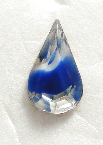 10X6MM (4300/2) DARK BLUE GIVRE' PEARS