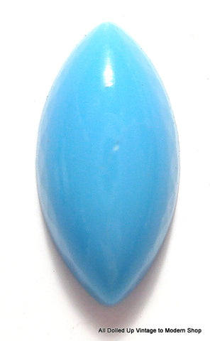 10X5MM (3175) BLUE TURQUOISE HIGH DOME MARQUISE CABS