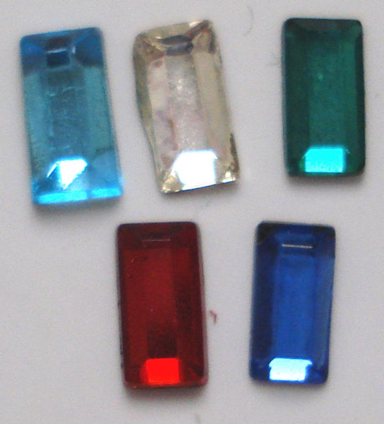 5x2.5mm (3932) Flat Back Baguettes