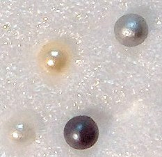 1.5mm Round Undrilled Imitation Pearls (25pk)