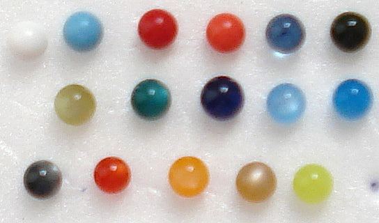 5.0mm (8988) Undrilled Colored Balls