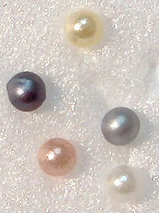 2.0mm Round Undrilled Imitation Pearls (25pk)
