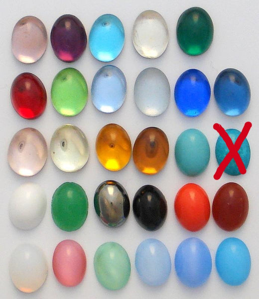 8x6mm (2195) OVAL CABOCHONS