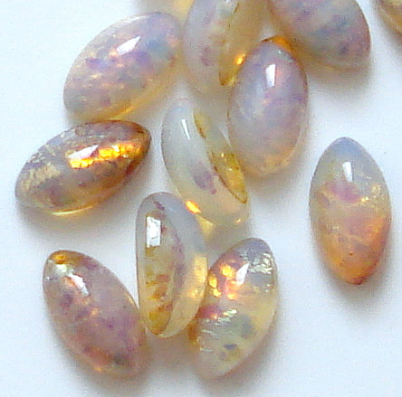 6x3mm Marquise Cabochons (Specialty) Fire Opal