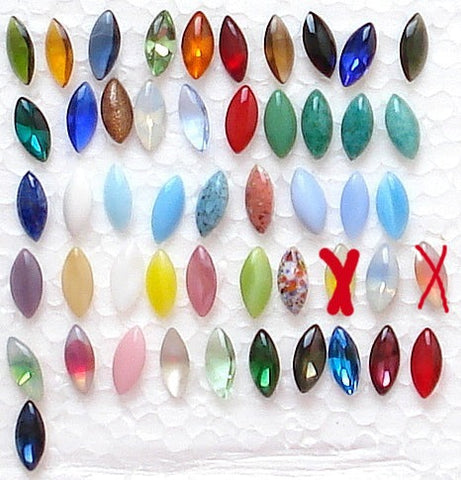 15x7mm (3146) Marquise Buff Top Doublets