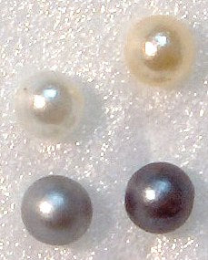 2.5mm Round Undrilled Imitation Pearls (25pk)