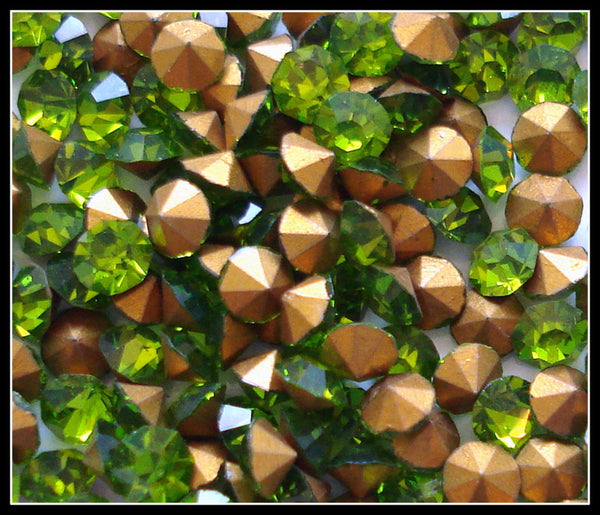 10.9-11.3mm (1100) (48SS) Olivine Rounds