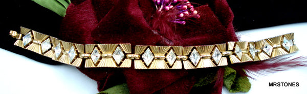 Trifari Diamond Rhinestone Bracelet