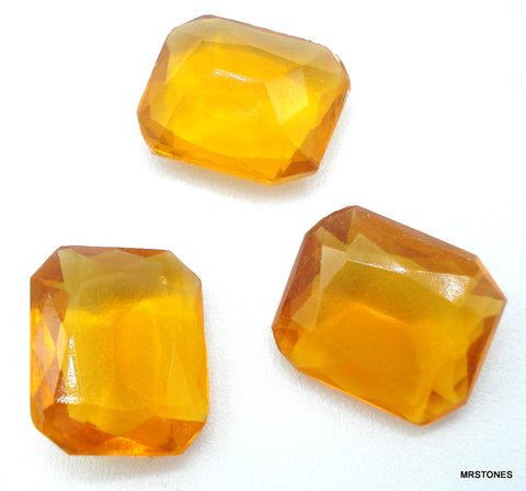 14x12mm (4626/2) Unfoiled Topaz TTC Cushion Octagon