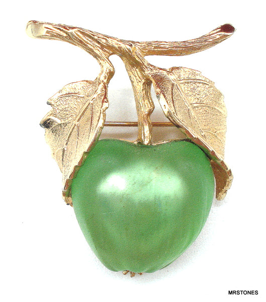 Napier Frosted Apple Pin