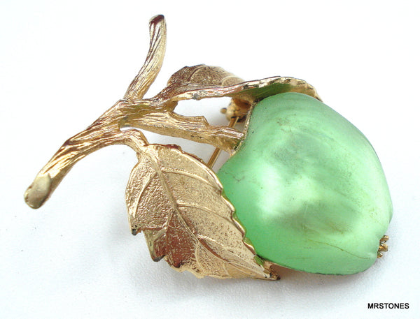 Napier Frosted Apple Pin