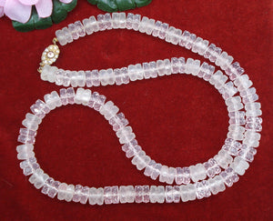 Alice Caviness Light Pink Beaded Necklace