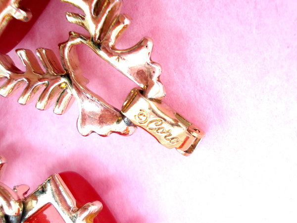 Coro Set Red Square Moonstones