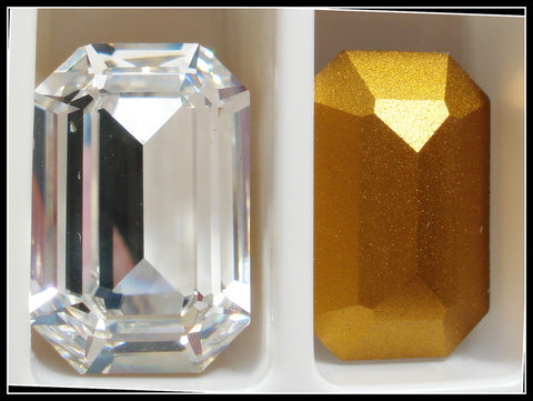 24x16mm (4610) Crystal Step Cut Cushion Octagon