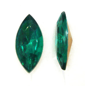 15x7mm (4200/2) TTC Czech Emerald Marquise