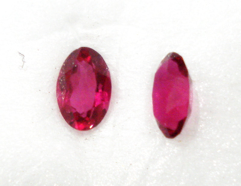 6x4mm (4140) Ruby Unfoiled Oval