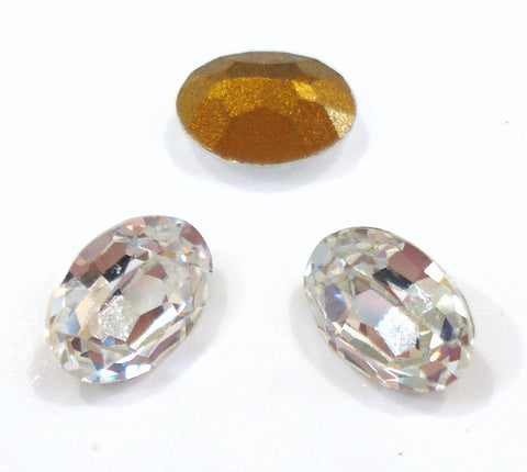 8x6mm (4140) Crystal Pointed Back Ovals Special Cut