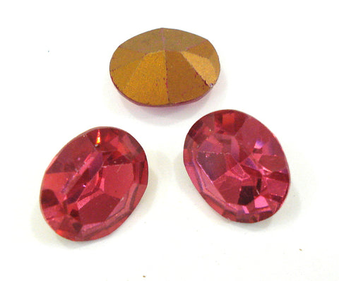 10x8mm (4100) Czech Rose Oval Shape