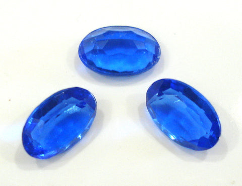 12x8mm (4130/2) TTC Sapphire Unfoiled Oval Shape