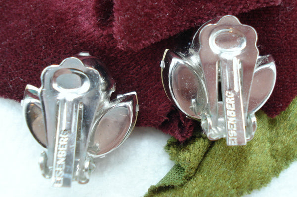 Eisenberg Marquise Crystal Earrings