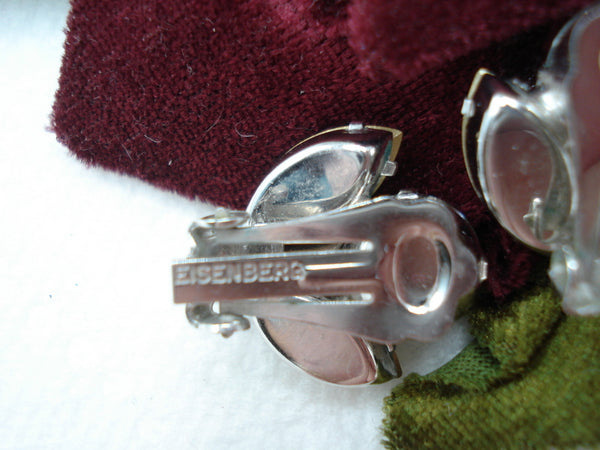 Eisenberg Marquise Crystal Earrings