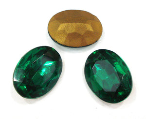 14x10mm (4130/2) TTC Czech Emerald Oval Shape