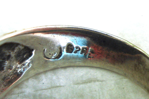 Vintage 925 Sterling Silver Ring 2 Horses