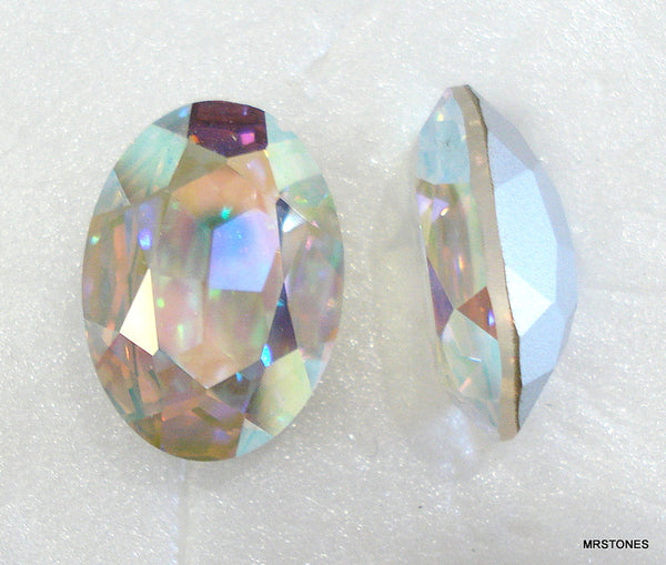 18x13mm (4140) Crystal AB Oval