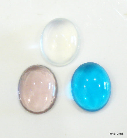 10x8mm (2195) Unfoiled Oval Cabochons
