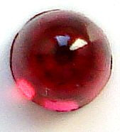 3mm (2099/4) Ruby  Round Cabochon (High Dome)
