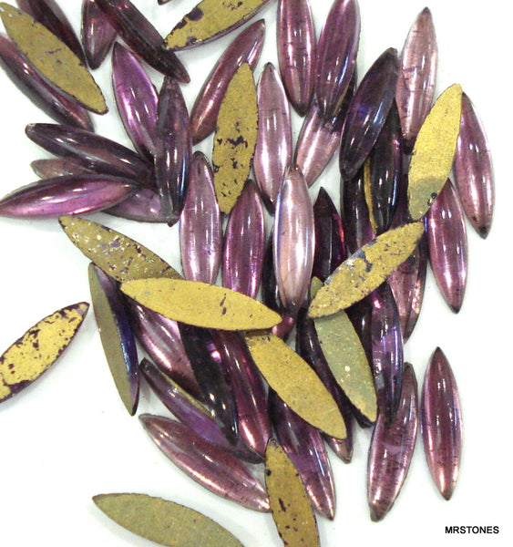 16x4mm (3175) Amethyst Marquise Navette Cabochon