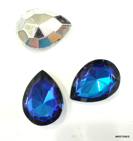 18x13mm (4320/2) TTC Heliotrope / Bermuda Blue Pendeloque Shape