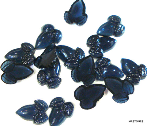 8x6mm (ACORN) Montana Sapphire Glass Stones