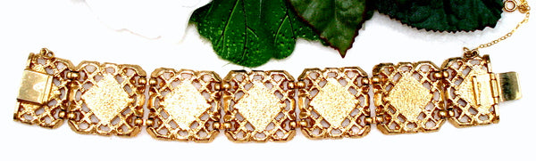 Victorian Revival Green Chip Bracelet