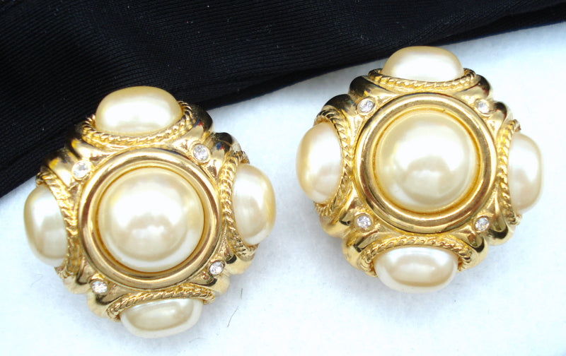 Givenchy Faux Pearl Earrings