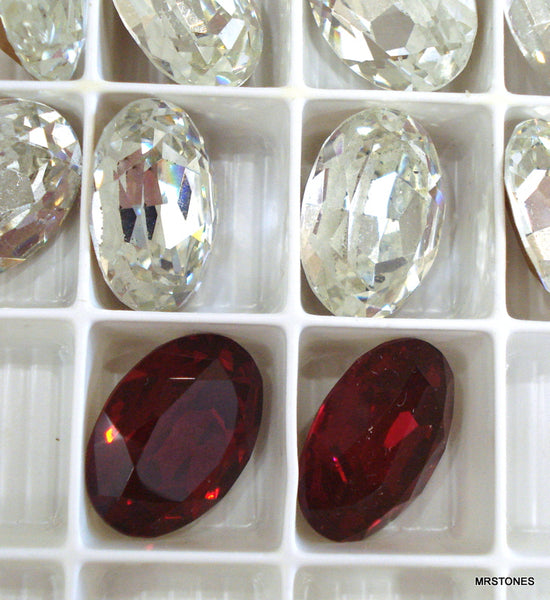 20x15mm (4120) Crystal Pointed Back Ovals