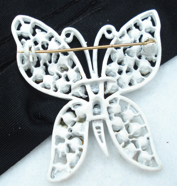 2" Butterfly Brooch Pastel