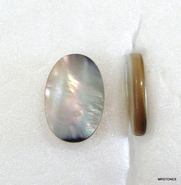 12x8mm (KABTP) Black Tahitian Mother of Pearl Ovals