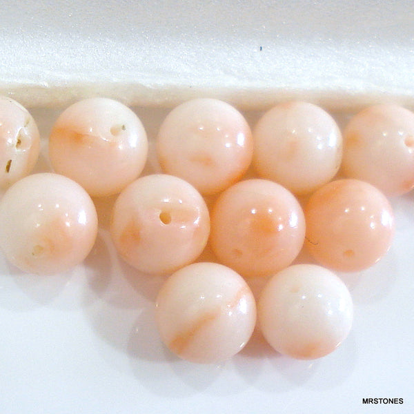 6.5mm (S4AFD) Angel Skin Fully Drilled Beads