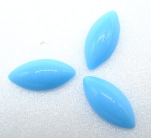 15x7mm (3175) Blue Turquoise Marquise Cabochon