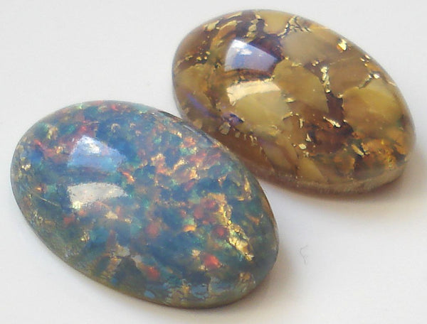 18x13mm (1685) Opal Oval Cabochons (Specialty Colors)