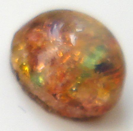 7mm (1684) Fire Opal Round Cabochon