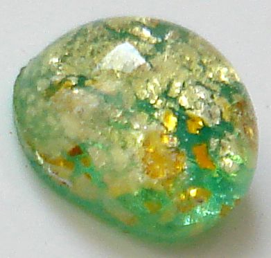 7mm (1684) Green Opal Round Cabochon